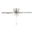 Designers Fountain Gallant 3Lt 52" Ceiling Fan, Nickel/Silver
