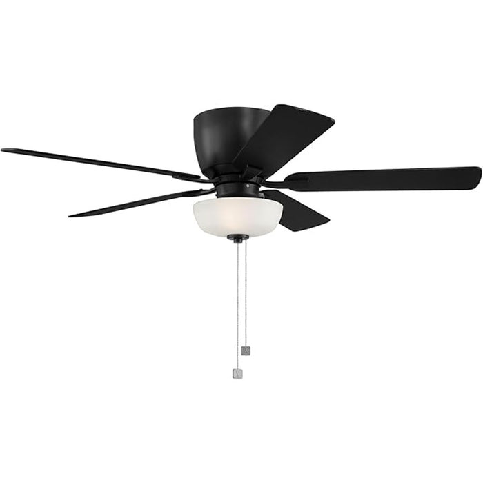 Designers Fountain Gallant 3Lt 52" Ceiling Fan, Black/Brown - FHP-GLT52B3-MB