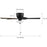 Designers Fountain Gallant 3Lt 52" Ceiling Fan, Black/Brown