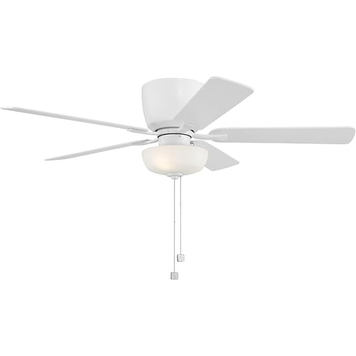 Designers Fountain Gallant 3Lt 52" Ceiling Fan, White/Blonde - FHP-GLT52B3-MW
