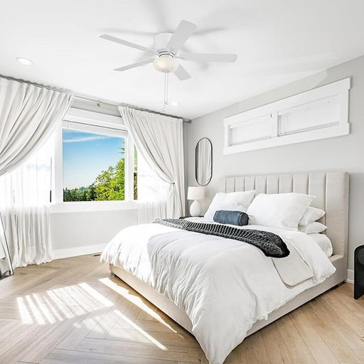 Designers Fountain Gallant 3Lt 52" Ceiling Fan, White/Blonde