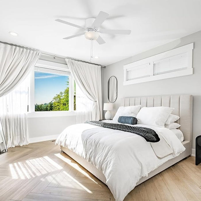 Designers Fountain Gallant 3Lt 52" Ceiling Fan, White/Blonde