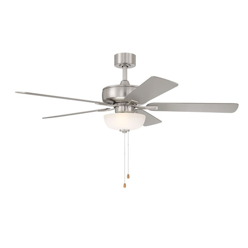Designers Fountain Gallant 3Lt 52" Ceiling Fan, Brushed Nickel