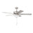 Designers Fountain Gallant 3Lt 52" Ceiling Fan, Brushed Nickel