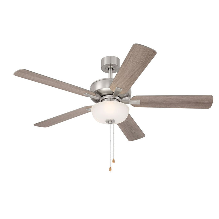 Designers Fountain Gallant 3Lt 52" Ceiling Fan, Brushed Nickel