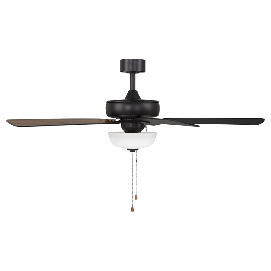 Designers Fountain Gallant 3Lt 52" Ceiling Fan, Matte Black - FP-GLT52B30-MB