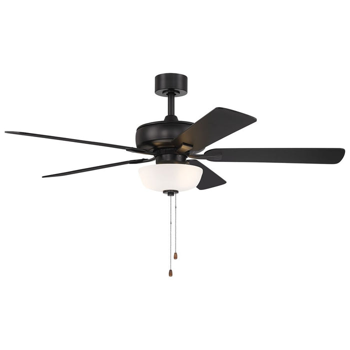 Designers Fountain Gallant 3Lt 52" Ceiling Fan, Matte Black