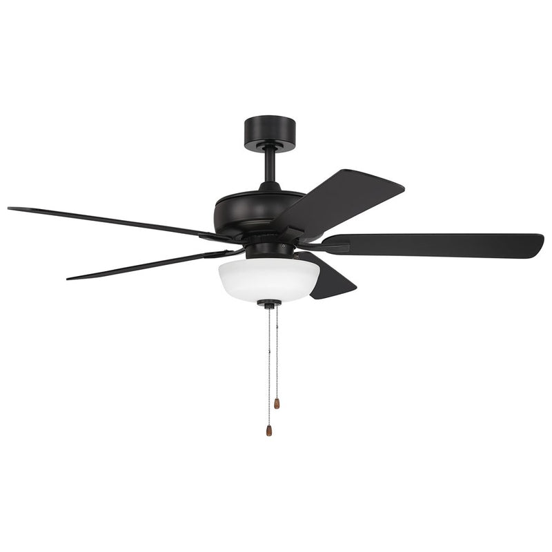 Designers Fountain Gallant 3Lt 52" Ceiling Fan, Matte Black