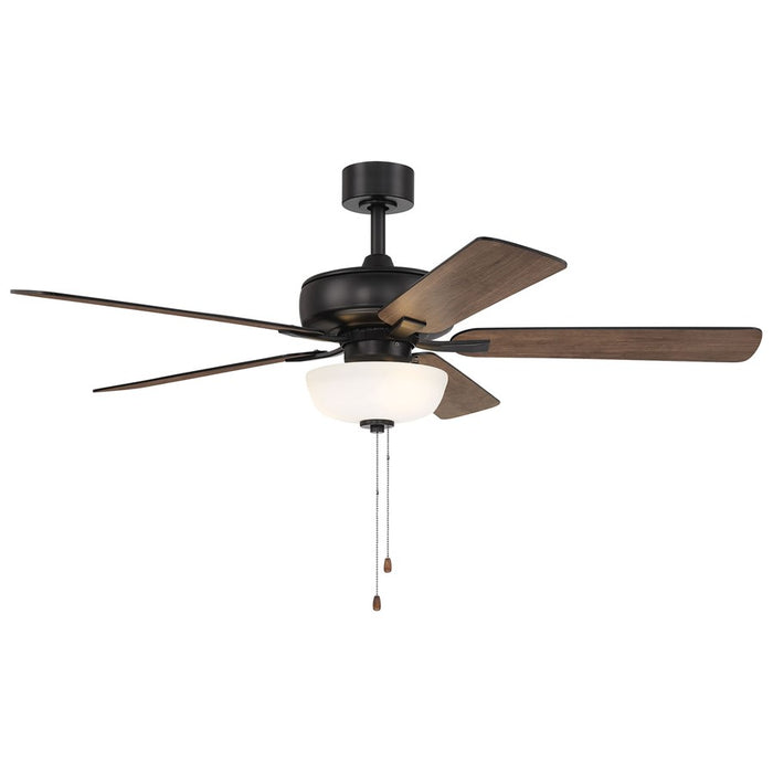 Designers Fountain Gallant 3Lt 52" Ceiling Fan, Matte Black