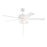 Designers Fountain Gallant 3Lt 52" Ceiling Fan, Matte White