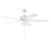 Designers Fountain Gallant 3Lt 52" Ceiling Fan, Matte White