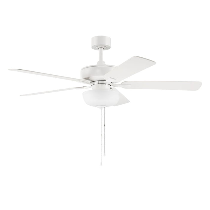 Designers Fountain Gallant 3Lt 52" Ceiling Fan, Matte White