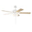 Designers Fountain Gallant 3Lt 52" Ceiling Fan, Matte White