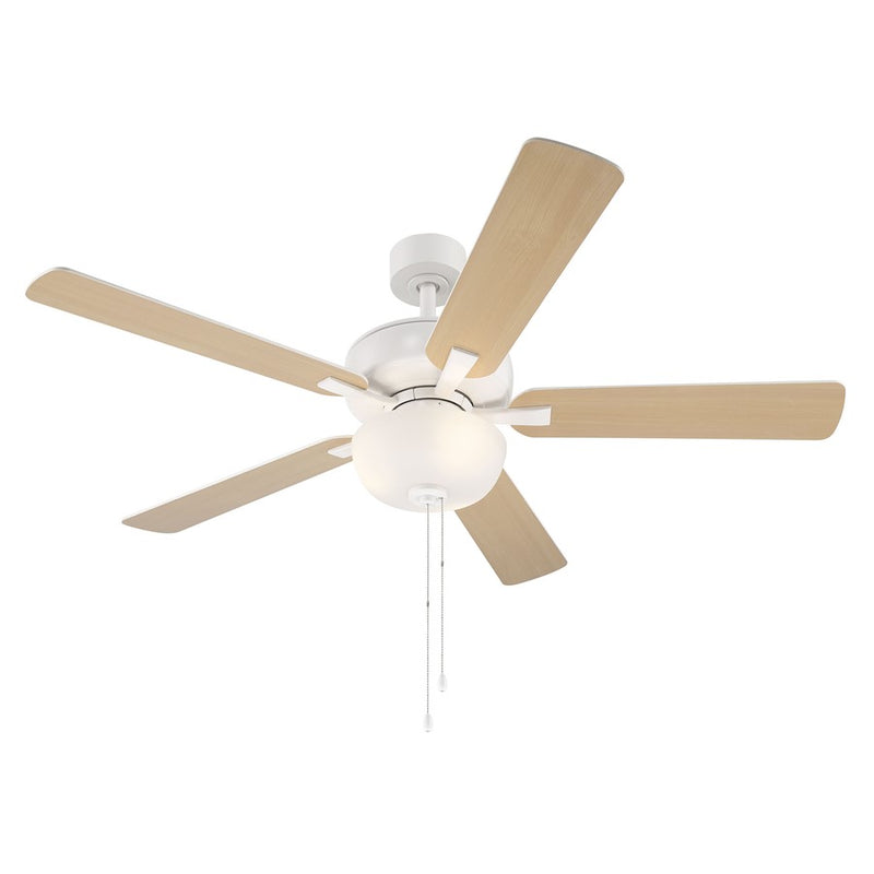 Designers Fountain Gallant 3Lt 52" Ceiling Fan, Matte White