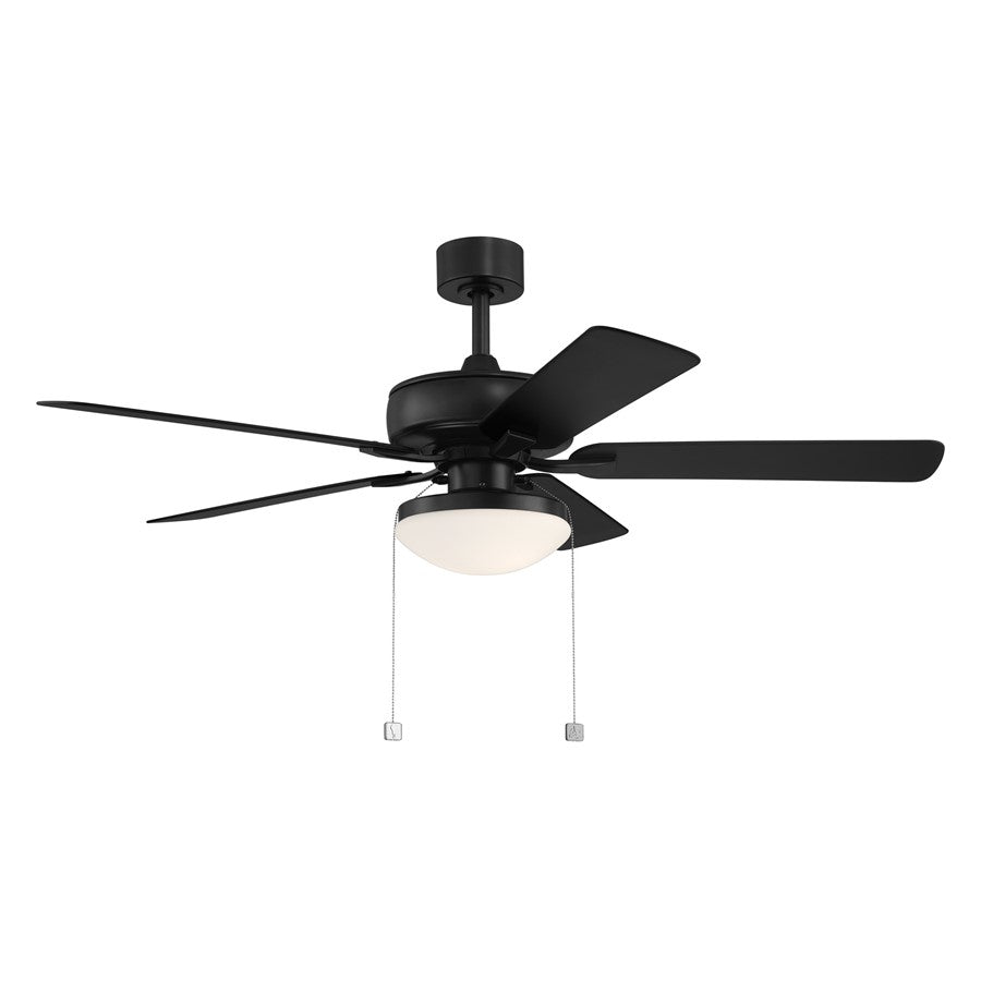 Designers Fountain Outllant 2Lt 52" Outdoor Ceiling Fan, Black - FP-OTL52B3-MB