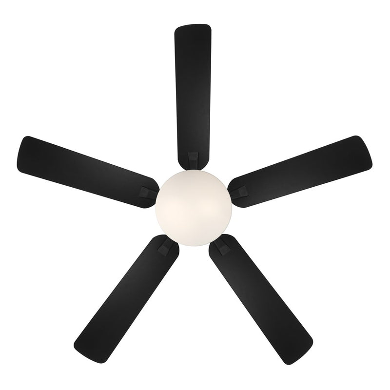 Designers Fountain Outllant 2Lt 52" Outdoor Ceiling Fan, Black
