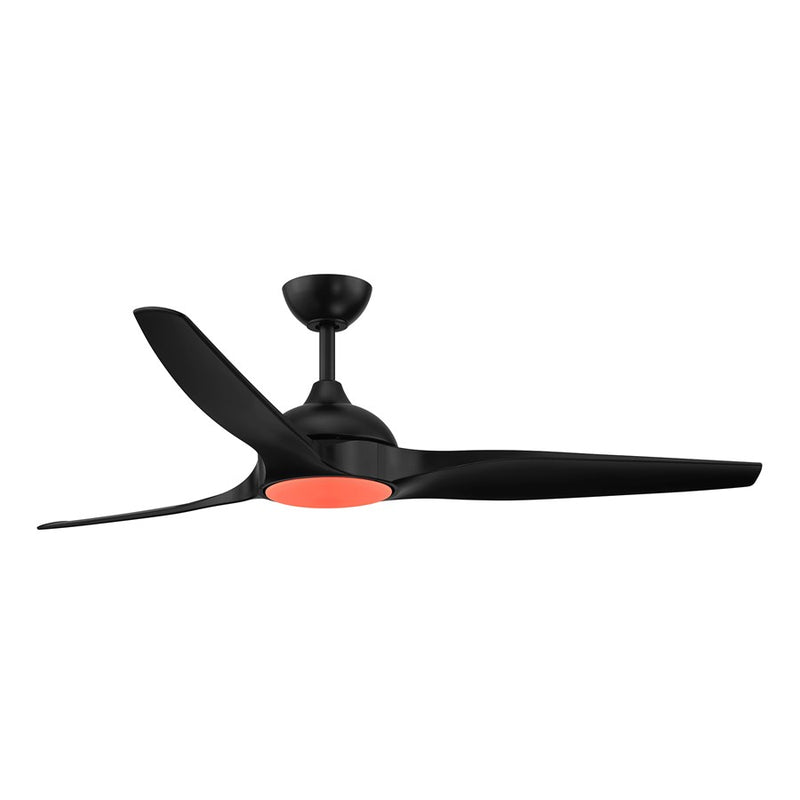 Designers Fountain Arcas 1Lt 60" Outdoor Ceiling Fan, Black