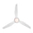Designers Fountain Arcas 1Lt 60" Outdoor Ceiling Fan, White