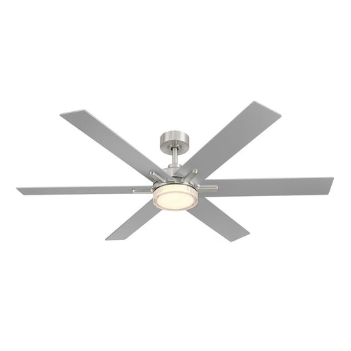 Designers Fountain Chillion 1Lt 60" Ceiling Fan, Brushed Nickel