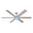 Designers Fountain Chillion 1Lt 60" Ceiling Fan, Brushed Nickel