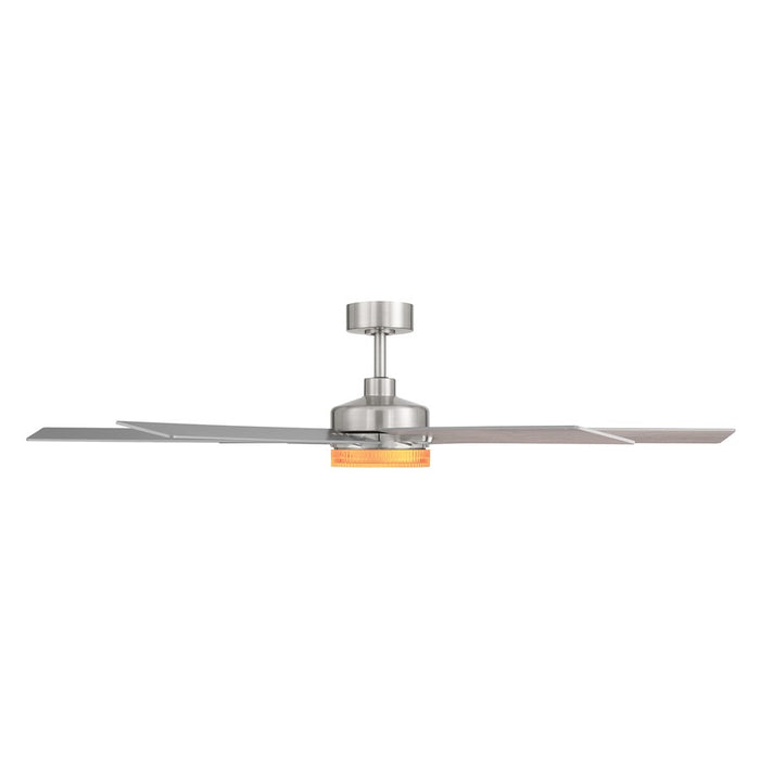 Designers Fountain Chillion 1Lt 60" Ceiling Fan, Brushed Nickel