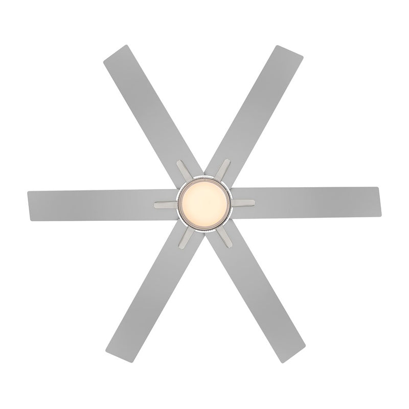 Designers Fountain Chillion 1Lt 60" Ceiling Fan, Brushed Nickel