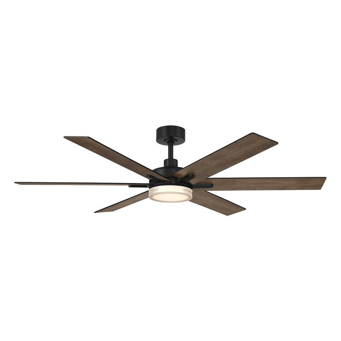 Designers Fountain Chillion 1Lt 60" Ceiling Fan, Matte Black