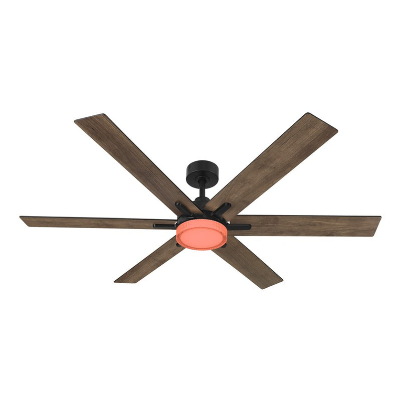 Designers Fountain Chillion 1Lt 60" Ceiling Fan, Matte Black