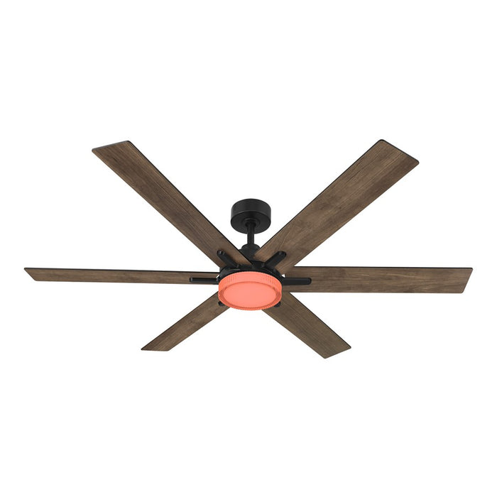 Designers Fountain Chillion 1Lt 60" Ceiling Fan, Matte Black