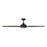 Designers Fountain Chillion 1Lt 60" Ceiling Fan, Matte Black
