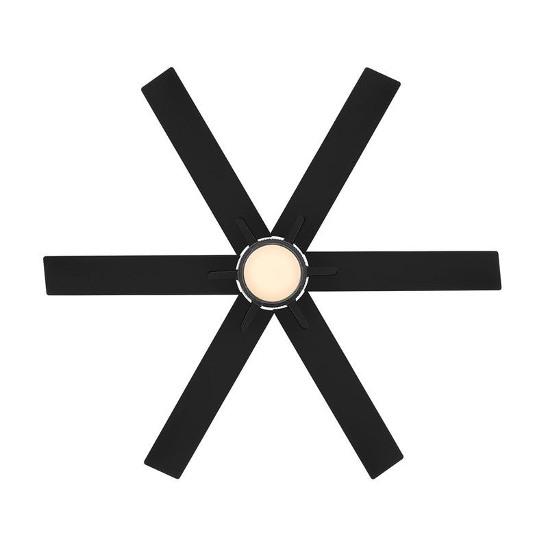 Designers Fountain Chillion 1Lt 60" Ceiling Fan, Matte Black
