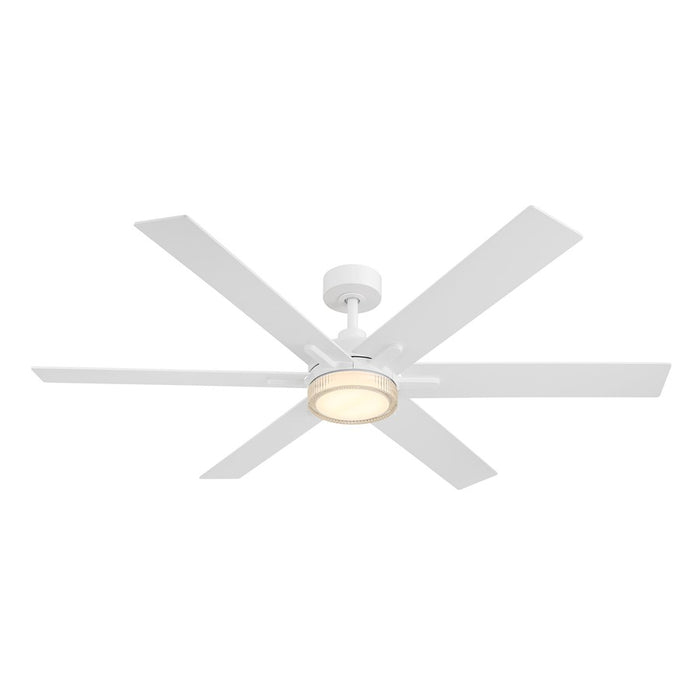 Designers Fountain Chillion 1Lt 60" Ceiling Fan, Matte White