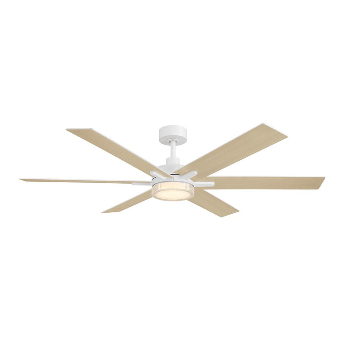Designers Fountain Chillion 1Lt 60" Ceiling Fan, Matte White