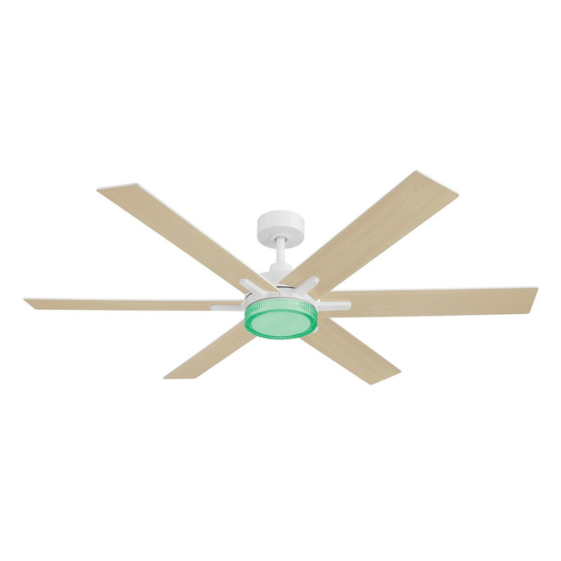 Designers Fountain Chillion 1Lt 60" Ceiling Fan, Matte White