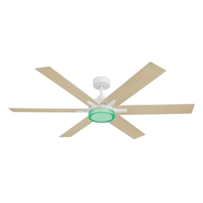 Designers Fountain Chillion 1Lt 60" Ceiling Fan, Matte White
