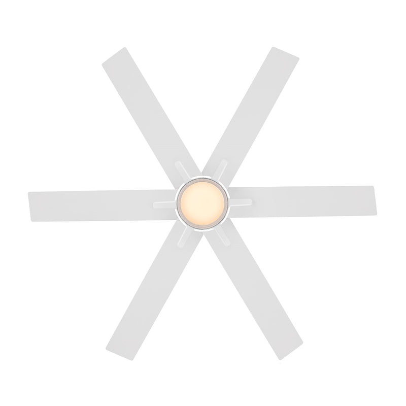 Designers Fountain Chillion 1Lt 60" Ceiling Fan, Matte White