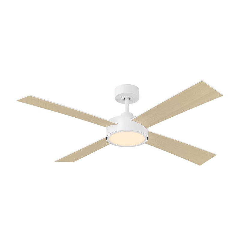 Designers Fountain Onyo 1Lt 52" Ceiling Fan, Matte White