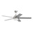 Designers Fountain Astrea 1Lt 52" Ceiling Fan, Brushed Nickel - FS-ATR52RGB-BN