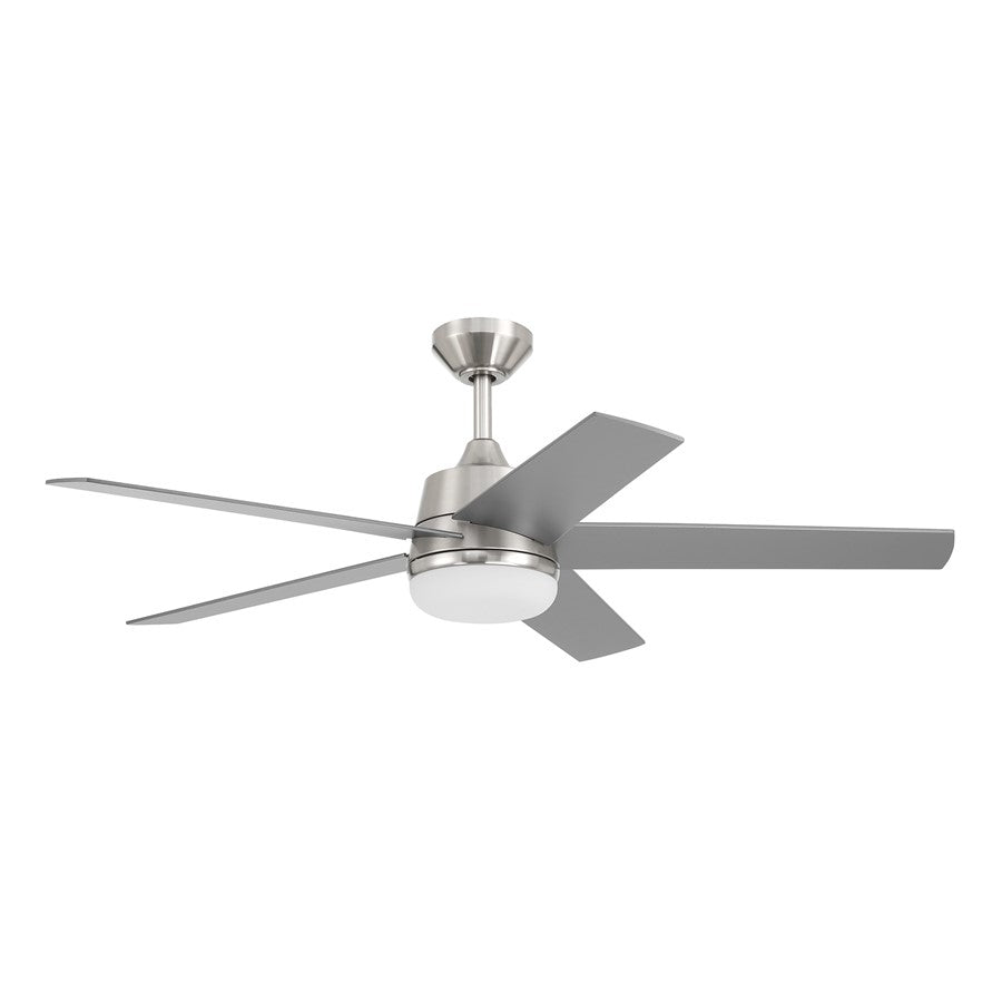 Designers Fountain Astrea 1Lt 52" Ceiling Fan, Brushed Nickel - FS-ATR52RGB-BN
