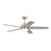Designers Fountain Astrea 1Lt 52" Ceiling Fan, Brushed Nickel