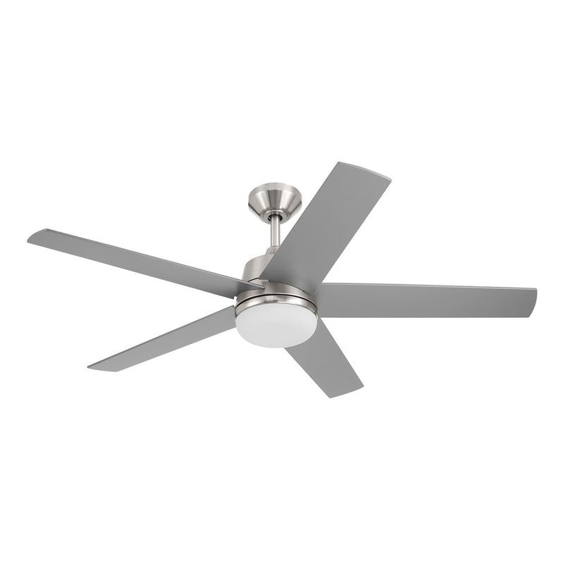 Designers Fountain Astrea 1Lt 52" Ceiling Fan, Brushed Nickel