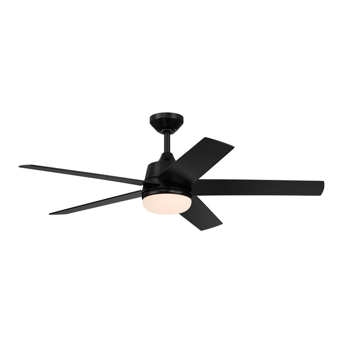 Designers Fountain Astrea 1Lt 52" Ceiling Fan, Matte Black
