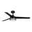 Designers Fountain Cassini 1Lt 52" Ceiling Fan, Matte Black - FS-CSN52RGB-MB