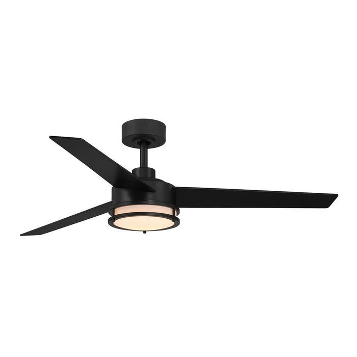 Designers Fountain Cassini 1Lt 52" Ceiling Fan, Matte Black