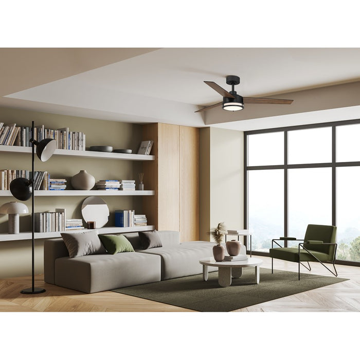Designers Fountain Cassini 1Lt 52" Ceiling Fan, Matte Black