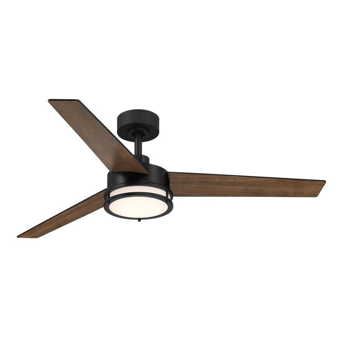 Designers Fountain Cassini 1Lt 52" Ceiling Fan, Matte Black
