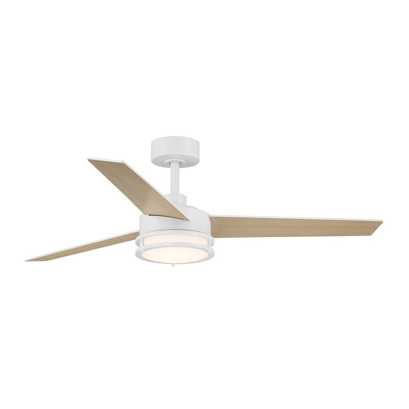 Designers Fountain Cassini 1Lt 52" Ceiling Fan, Matte White