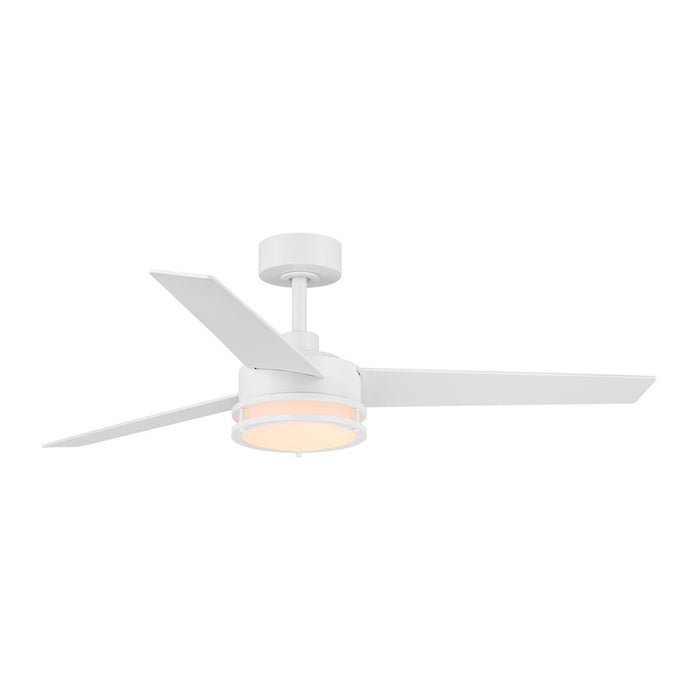 Designers Fountain Cassini 1Lt 52" Ceiling Fan, Matte White