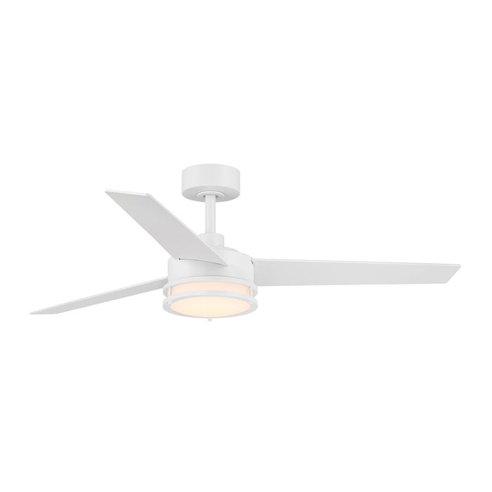 Designers Fountain Cassini 1Lt 52" Ceiling Fan, Matte White