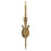 Framburg Napoleonic 1 Light Bath/Sconce, Brushed Brass - 5941BR